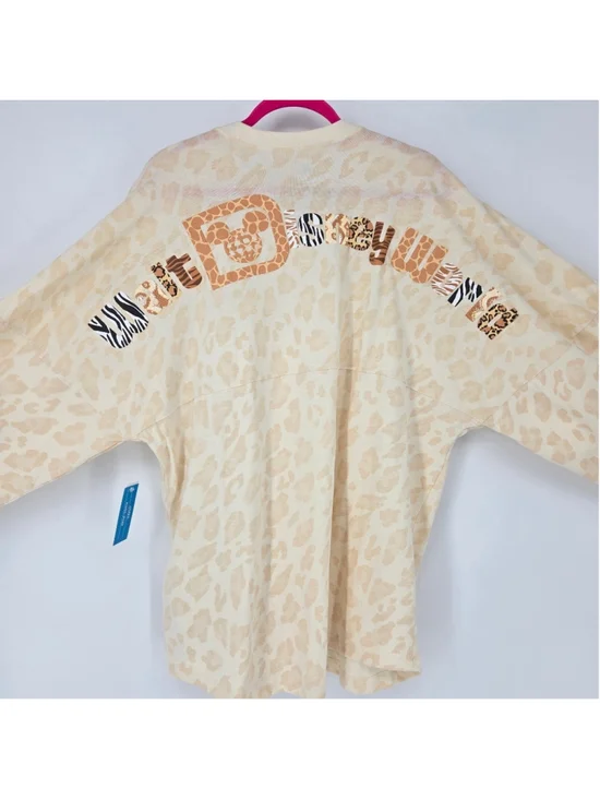 Disney Animal Kingdom Spirit Jersey Large Walt Disney World Safari Letters NWT - Picture 1 of 11